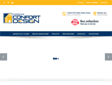 Tablet Screenshot of confortdesign.com
